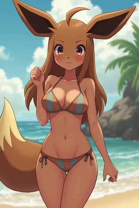 Pokemon Eevee Sexy Big Breasts Bikinis