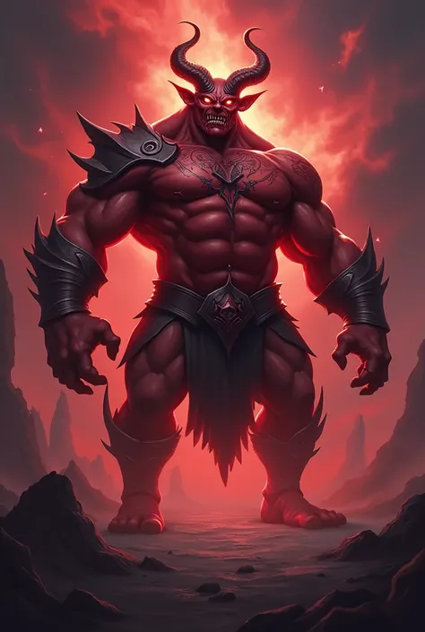 Create image of thamuz from Mobile legends 