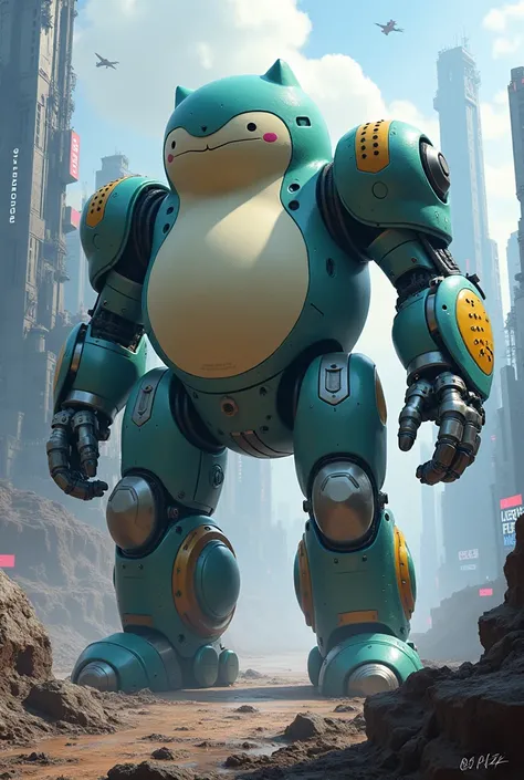 Pokémon snorlax Mecha version
