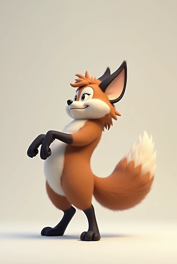 A male furry with its butt in the air