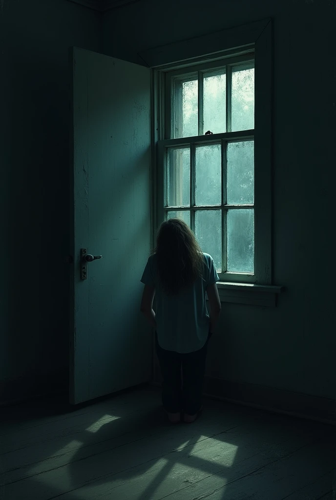  claustrophobic and symbolically dark .  You can imagine a closed room ,  with the windows closed that block light ,  as if the speaker were trapped in an environment of anguish and isolation .  The darkness of the room reflects the internal darkness cause...