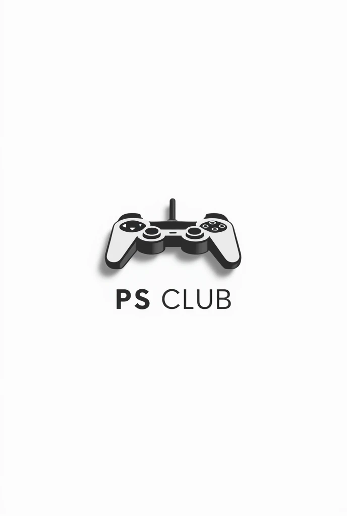 logo,it will say Ps club and the background on the back will be white and the joystick should be black