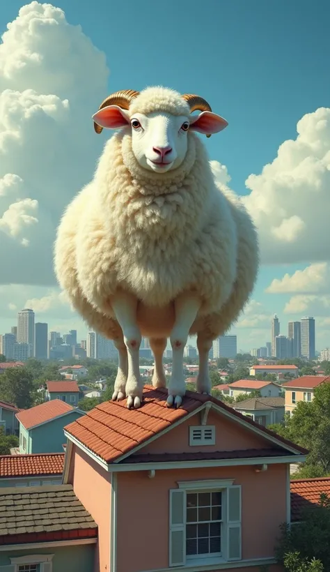  In the United States point to a sheep on top of houses in Orlando