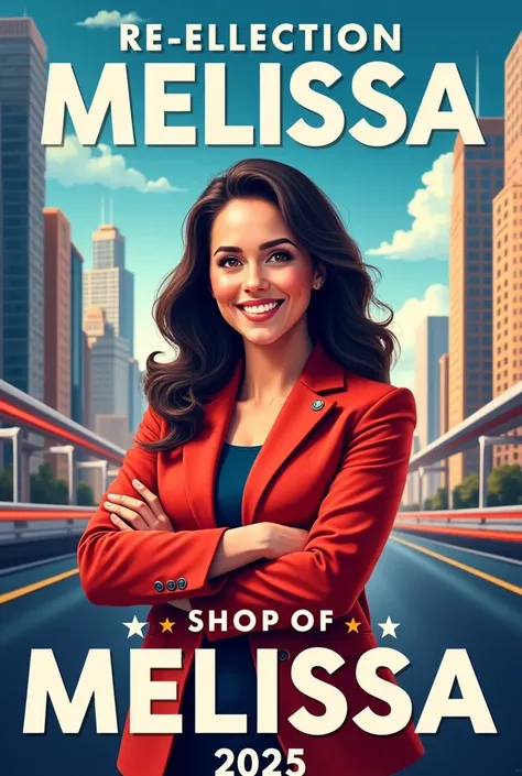 Melissa 2025 re-election posters