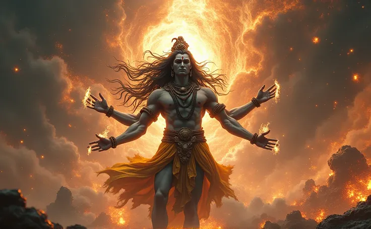 Shiva destroy the universe