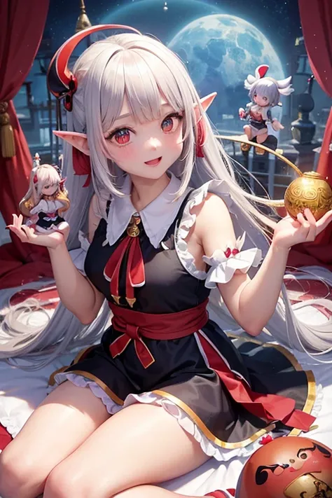 masterpiece, anime, Stocky, Friendly, good morning, happy, yoga, Angelic French doll, Tengu, carnival, dress, fortune teller, cold, carnival, Angelic French doll, Jiangshi, princess, punk girl, Paladin, Zashiki Warashi, Zaako♡, female goblin