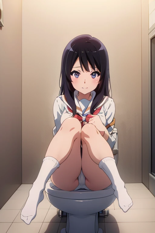  top quality,   Masterpiece ,  super high resolution ,　  beautiful legs　Beautiful upper body
　Beautiful lower body　 well-balanced body　
Two perfect legs　完璧の五本指 beautiful eyes detailed eyes detailed face　 One Girl 　kumiko oomae Kitauji High School Winter Un...