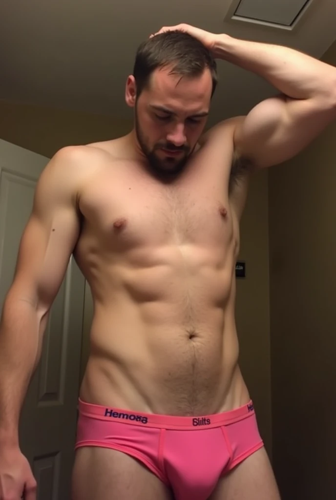 I suck dad&#39;s cock naked sex having sex wearing pink underwear head touching the ceiling tall size low angle 