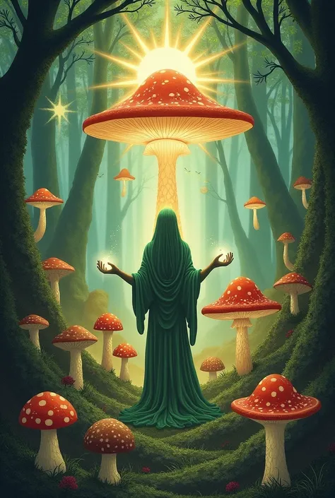 Mushroom themed The Judgment Card. The meaning is based on the original tarot card. Is there any other way to do it?