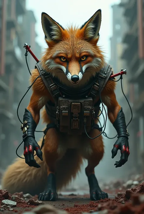 A suicide bomb fox