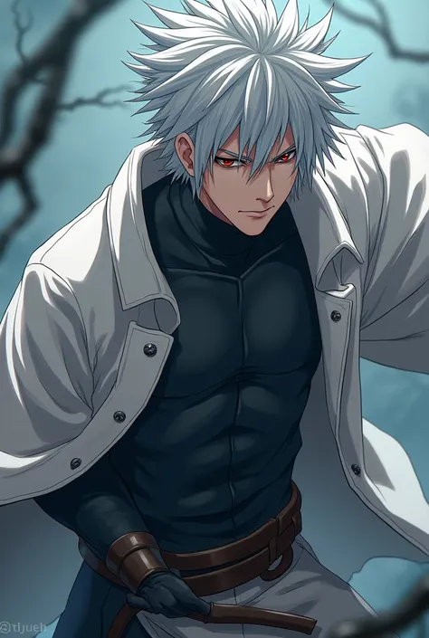  give me an anime character mixing the following characters : Satoru Gojō ,Jiraiya,Kakashi Hatake, Silvers Rayleigh ,Kisuke Urahara.  Bringing out the best in each character and that the result is a unique and individual character 