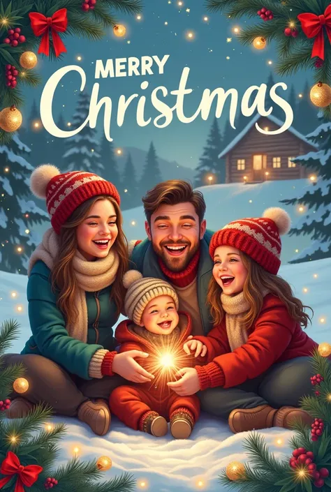 Cover page for christmas magazine