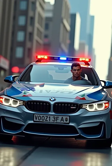 Cristiano Ronaldo Police BMW M3