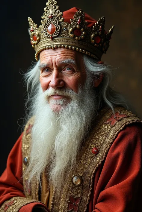 Imagine Melchor , one of the elderly Three Kings

The photograph that is a studio photograph and a close up
