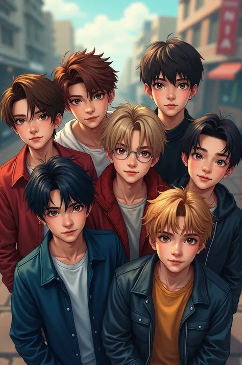 A cover pic of 6 boys together