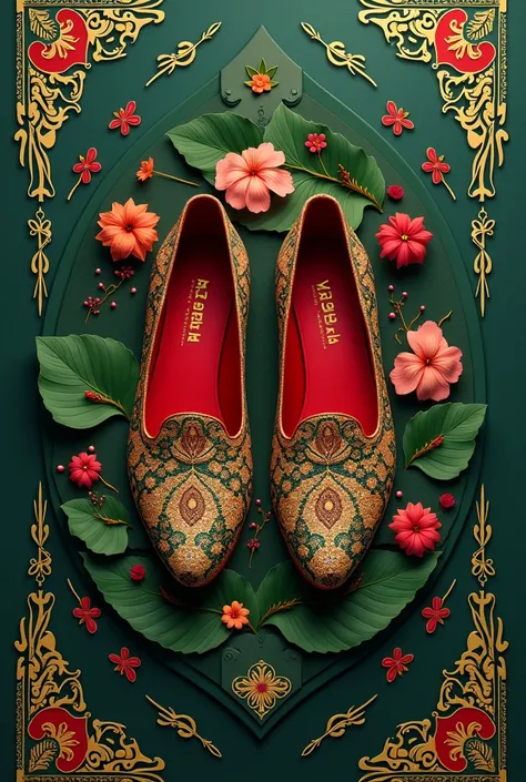 packaging shoes design traditional malay