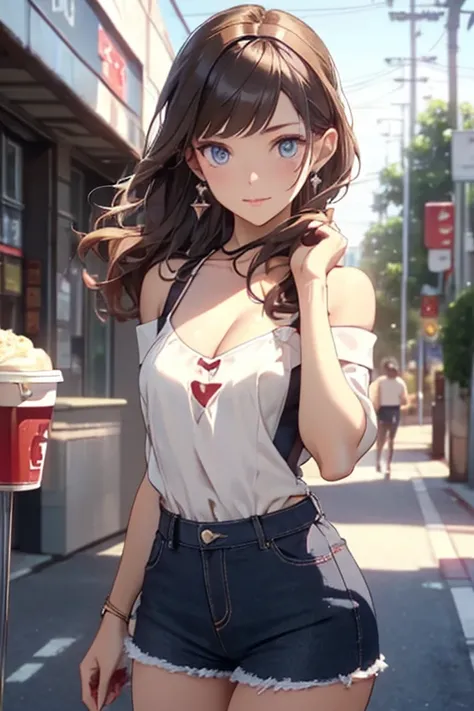 (masterpiece, Best Quality, ultra-detailed, high resolution, extremely detailed CG, official art, Professional Lighting, Perfect Anatomy, anime colors), (from below), looking at viewer, cowboy shot, perfect body, a 24yo beautiful girl, sidelocks, hairband,...