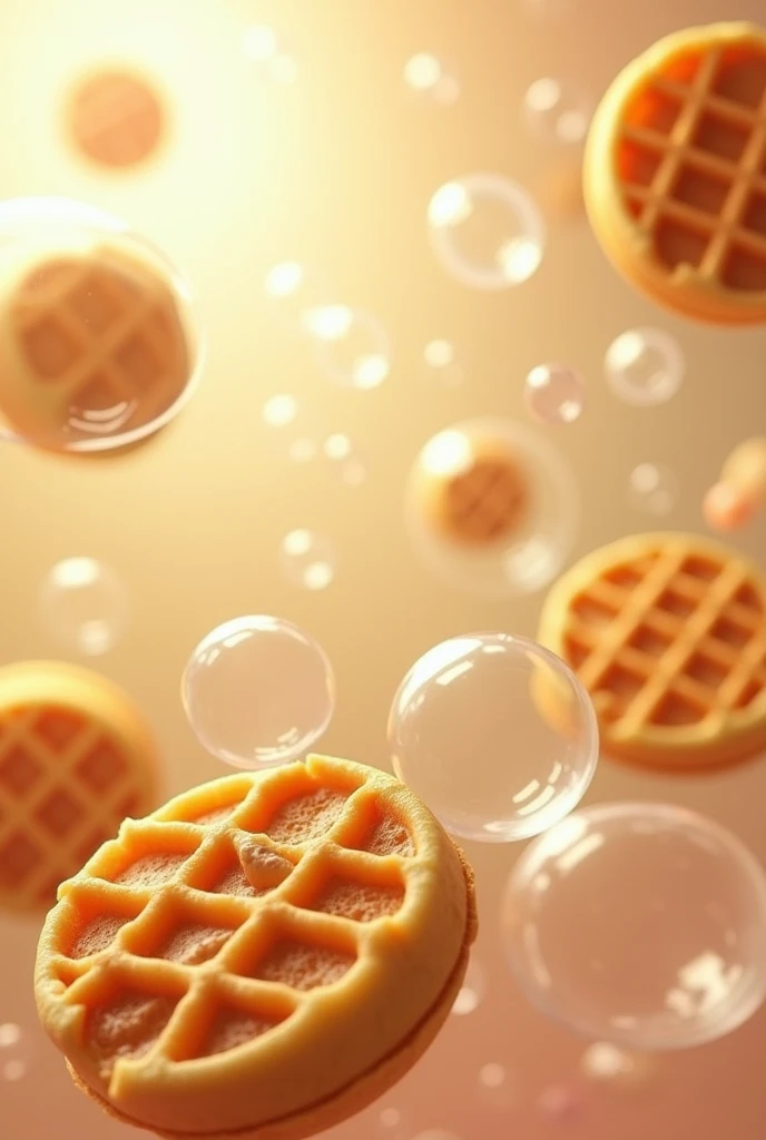 waffle bubble background