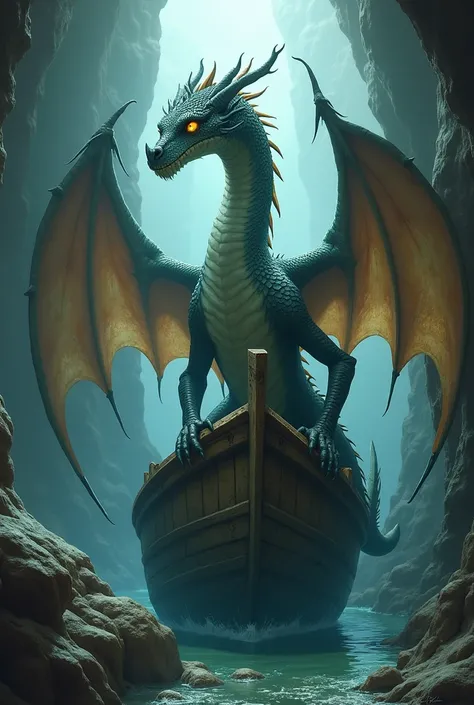 Dragon is a proud serpent from an underground boat