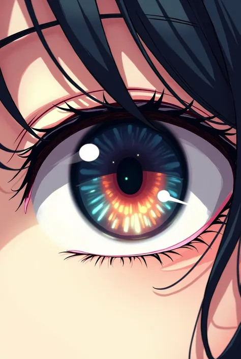 Create a Japanese manga eye