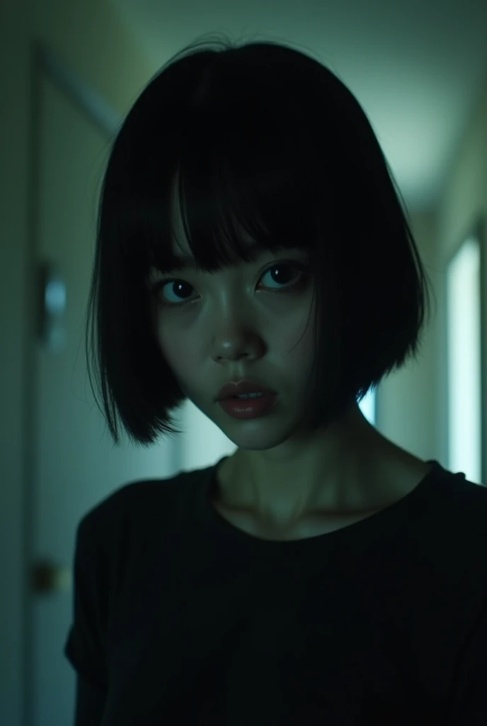 Japanese horror movie girl haircut bob