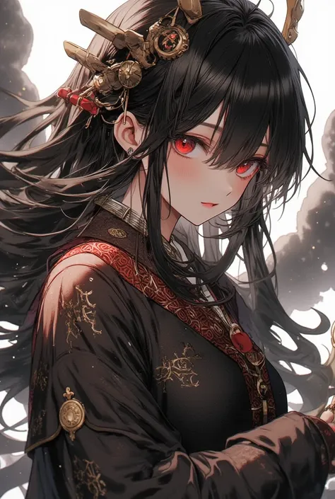 a samurai holding a katana, highly detailed, beautiful detailed eyes, beautiful detailed lips, extremely detailed face, longeyelashes, solo figure, dynamic pose, dramatic lighting, dark moody atmosphere, cinematic composition, intricate details, ornate kat...