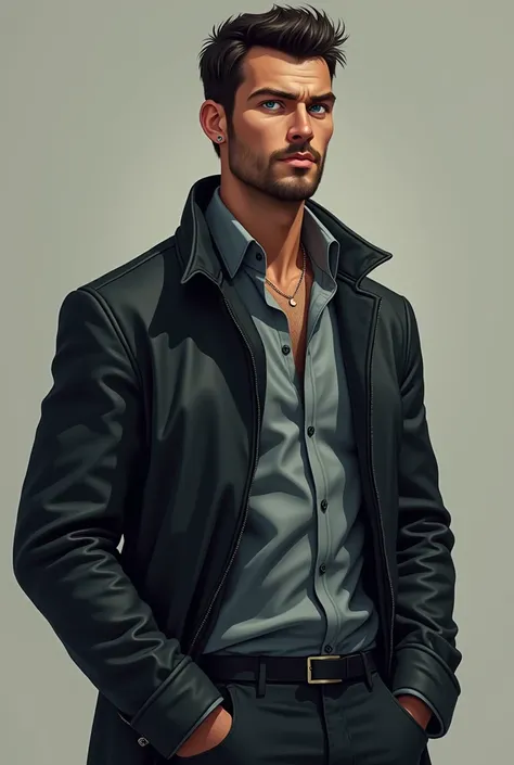 Lucas Shaw*  
- *Appearance*: A tall, lean man with short dark hair and a goatee. His cold blue eyes and perpetual smirk make him seem untrustworthy. Wears casual but expensive-looking clothing, hinting at his arrogance.  
- *Personality in Looks*: His sly...