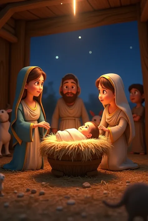 birth of jesus, Pixar style