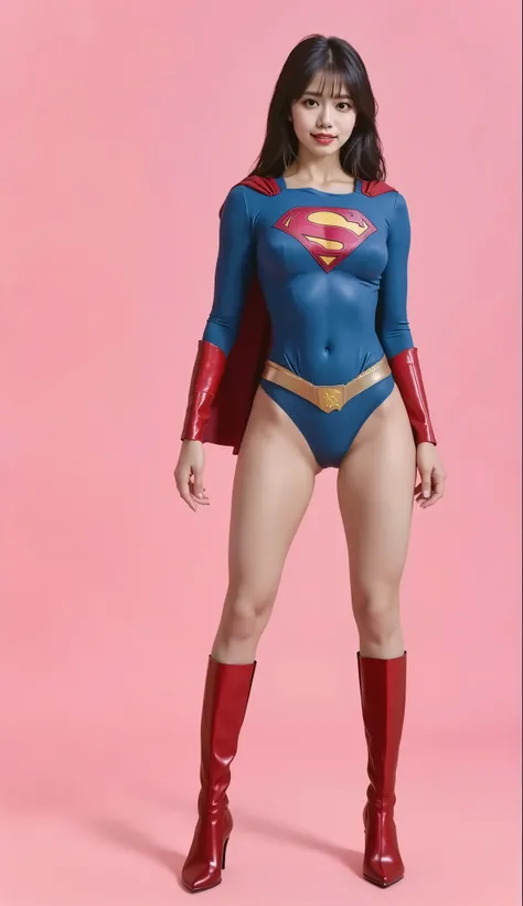  background 、(((  Depicting beautiful legs in black tights    .)))、(((        Legally express the beauty of your smile     )))、((((      make the most of your own original image    )))、(((    Rolling backwards in a supergirl costume    )))、(((ボディにフィットした   ...