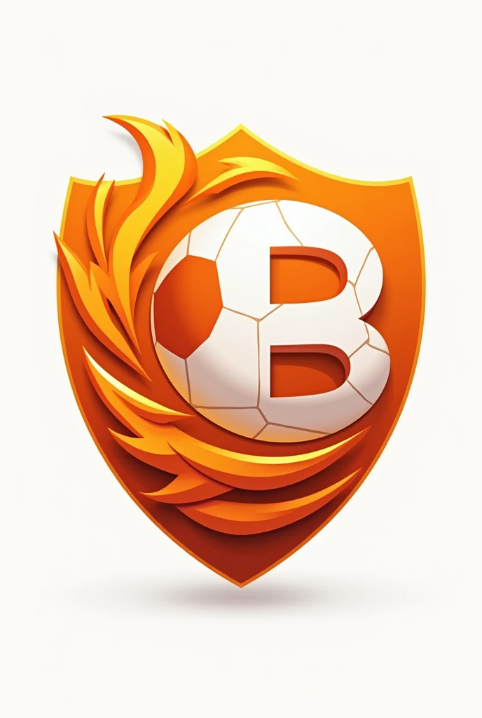 logo Mahababall   football  orange tone