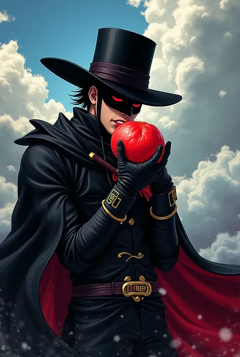 Zorro eat luffy fruit (image)
