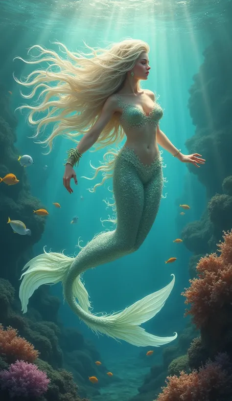 Mermaids who have axolot power 