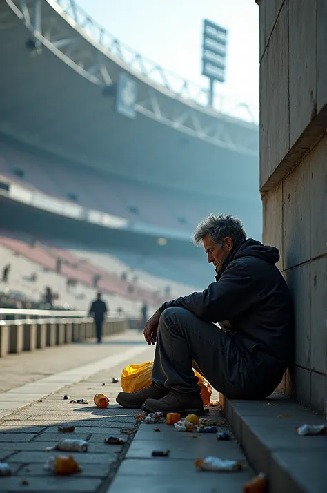 Mendigo Santiago Bernabéu Real Madrid