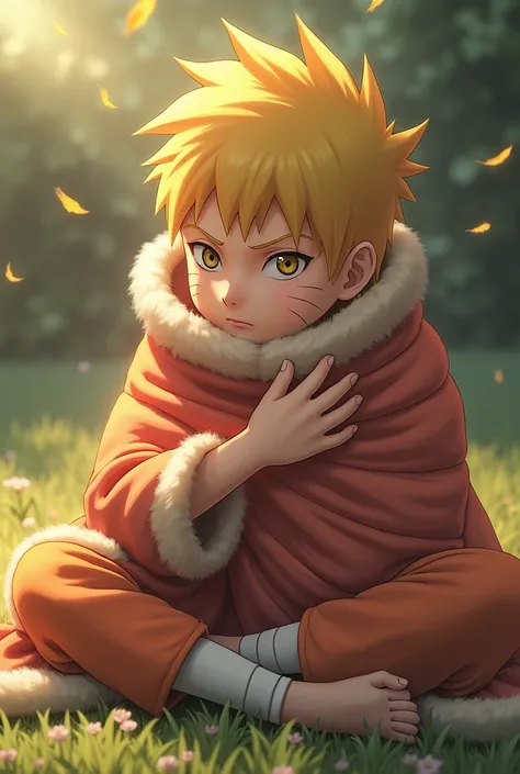 Naruto and blanket