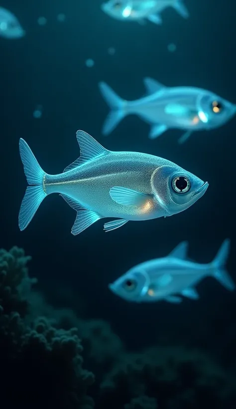 Hatchetfish , is a small fish capable of emitting bioluminescent light