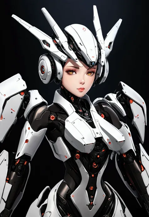 araffe woman in a futuristic suit with a gun in her hand, girl in mecha cyber armor, mechanized soldier girl, cgsociety and fenghua zhong, perfect android girl, cute cyborg girl, cyberpunk anime girl mech, female mecha, beutiful girl cyborg, cyborg girl, w...