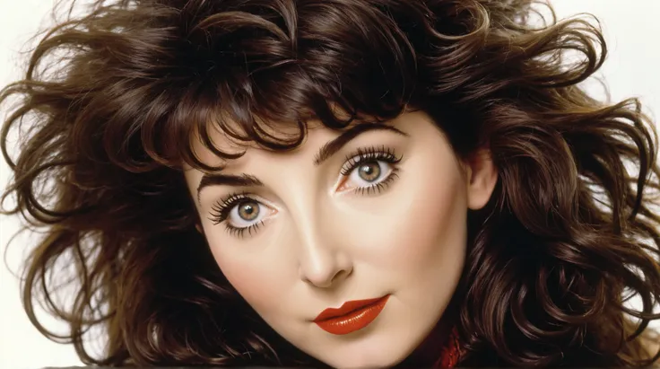 Kate Bush 30 years old , head and shoulders view