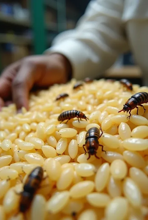 rice consignment found to be infested with weevils in customs india
