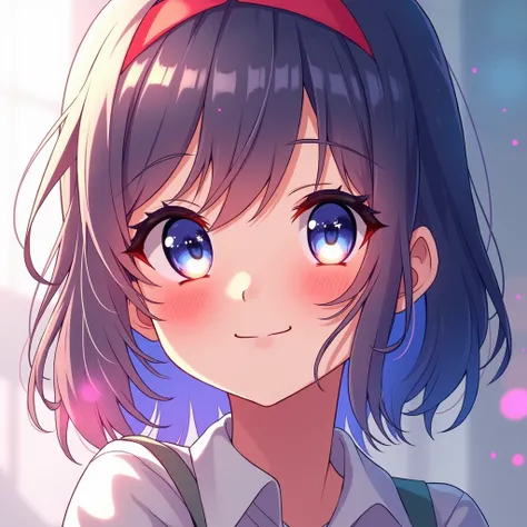 anime girl with colorful hair ,smile、  Vivid , Anime Style 4k,  Beautiful Animated Portraits , ArtJam Colorful!!!, ! Dream Art Germ,  beautiful anime girls,  anime style digital art,  Anime Art Wallpaper 4K,  anime art wallpaper 4k ,   digital anime art  ,...