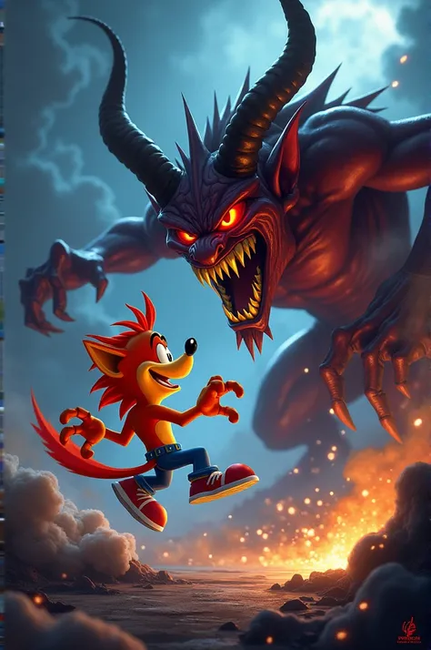 Crash bandicoot vs devil