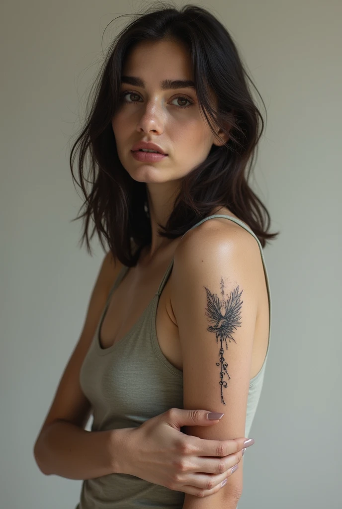 Je voudrais un tatouage feminin minimaliste et symbolique. Il represente un problème dalcool avec la dépendance, la destruction familiale et lacceptation dun nouveau mode de vie.