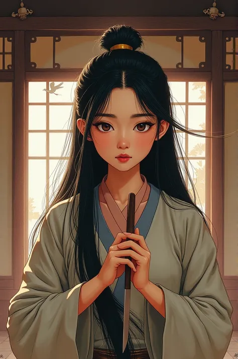 Mulan cuts her hair