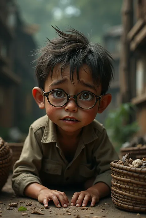 dirty, ugly, poor, glasses, baskets , oily hair, dental braces, shit, nifty, boy, realistic 