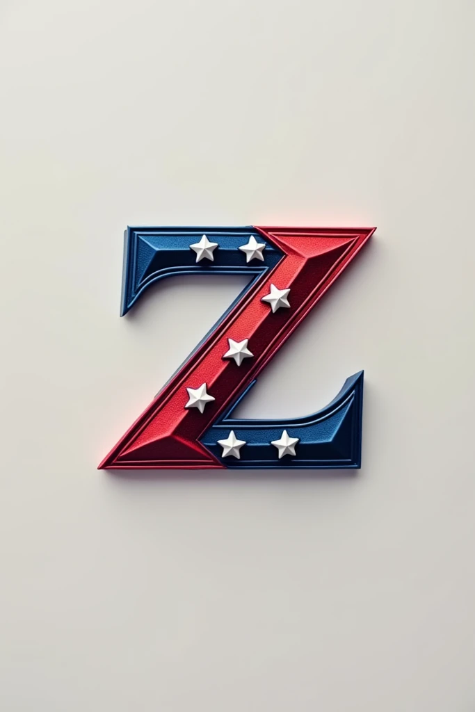 Synthesizing an American logo with S and Z