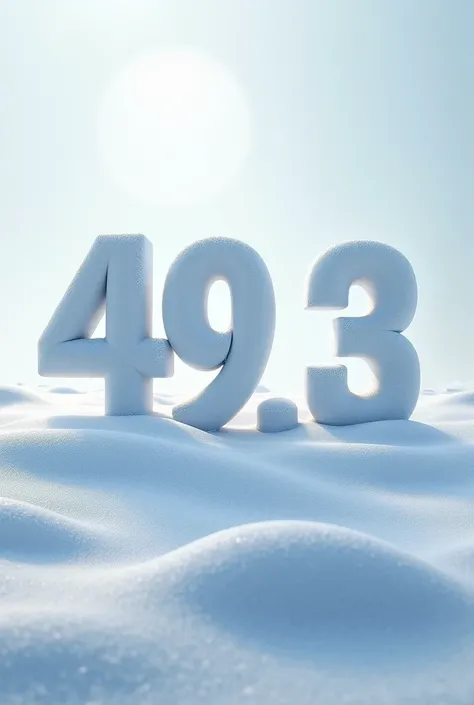  the number 49.3 in snow 