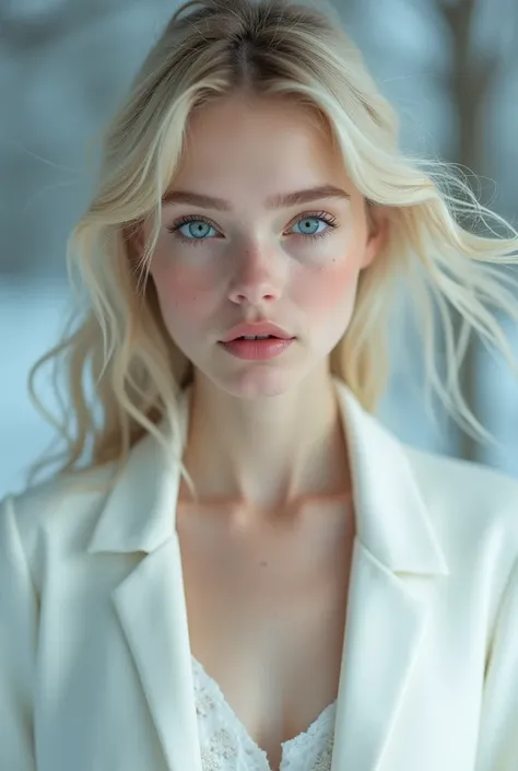 eyes, as blue as the color of snow, as charming as I was a true angel, with my silky blond hair blowing in the wind and highlighting the features of my face, my sharp jaw, my full lips, my cute cheeks, my angelic features, and my very white jacket, while I...