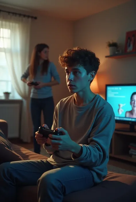  dutch average rec room player watching 18+ content whilst getting caught by his mum