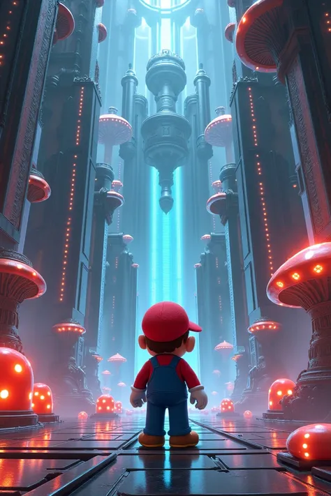 Mario in the electric castle