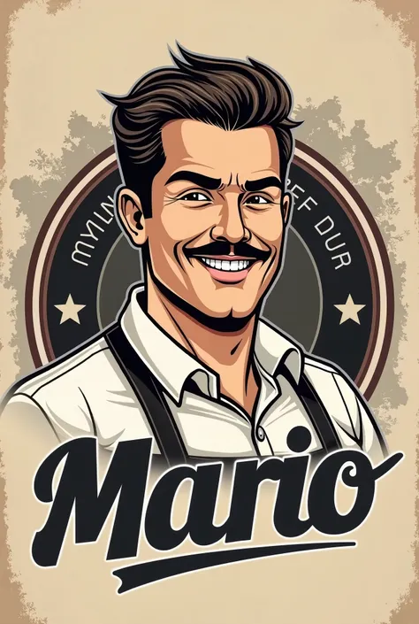 Chef logo with the name Mario