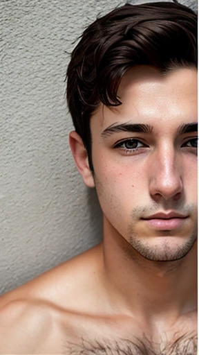 A 21-year-old man Cohen focuses on his face